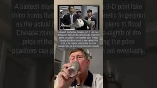 A Biotech Startup Company Has Managed To 3D Print Fake Rhino Horns. (grandpa)