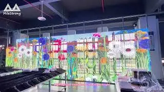 transparent led screen and advantages and disadvantages analysis#leddisplay #ledscreen #shortvideo