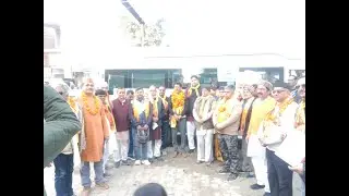 धामपुर पहुंची स्वदेशी जागरण मंच की प्रांतीय स्वदेशी संकल्प यात्रा का डॉ. आदित्य अग्र. ने किया स्वागत