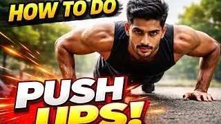 How To Do Push Ups Correctly | Beginners to Advanced 💪#pushups