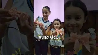 COMO FAZER UM PORTA COQUE SUPER F&Aacute;CIL PARA O BALLET #balletinfantil #bailarina #comofazer