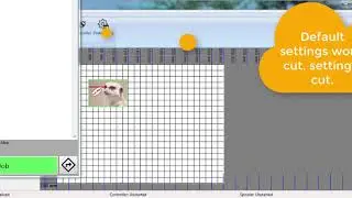 MeerK40t Demo - cutting out a raster image.