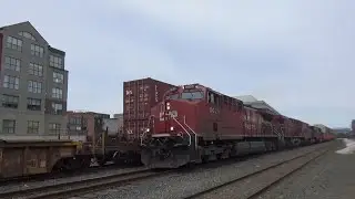 CP 8143 (Ex CP 9623) east and CP 8020 (Ex CP 9565) west meet