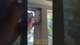 extra security for patio sliding doors?    #security #locksmith #vancouverbc #patio