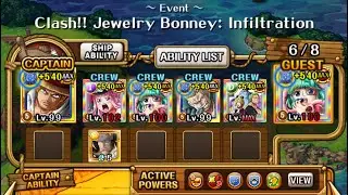 ☆13 Clash Jewelry Bonney: Infiltration 60 Stamina - Showcasing Smoker’s Debuff Immunity