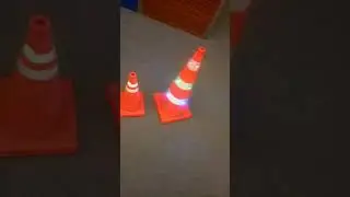 New style LED Collapsible traffic cone