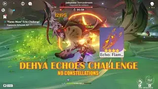 Dehya Envisaged Echo Flame Mane Challenge Guide - No Constellations - C0 - Genshin