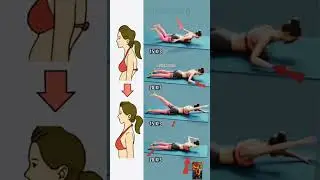 Fix Your Posture in 5 Mins! 😱 | Quick Burn Women Workout🔥 #shorts #posturecorrection #womensfitness