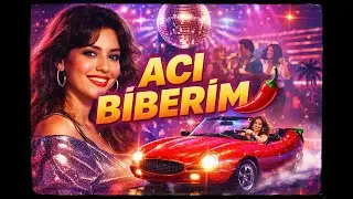 Acı Biberim 🌶️ | 80&rsquo;ler Disco Anadolu Rock | Retro Synthwave Music Video