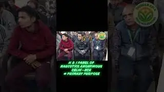 H&I panel-Narcotics anonymous team-Delhi-NCR