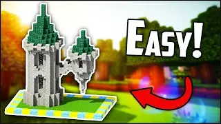 How to Build a Wizard Tower in Minecraft 1.14 (EASY!)