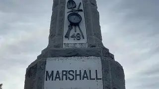 JAMES W. MARSHALL STATE HISTORICAL MONUMENT AT COLOMA.