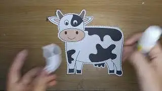 How to make papercraft build a cow🐮
