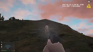 GTA V Police Encounter A Mountain Lion While Searching For Suspect In The Hills👮🏻&zwj;♀️🦁