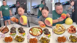 愚蠢老公以為看穿了我的詭計，其實我偷偷將燒雞藏起來了，他只能吃到柚子皮！【胖嫂美食】