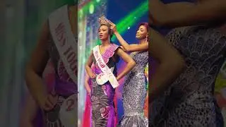 La r&eacute;action de la Miss Togo 2024, apr&egrave;s sa victoire..