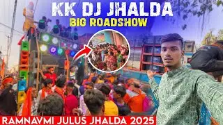 KK Dj Jhalda | Big Roadshow रामनवमी julus 2025 | खतरानक Bass Pressure 🔥#bcabinet