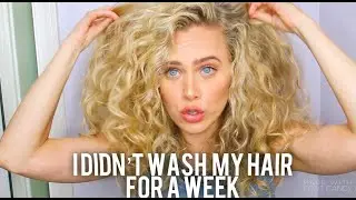 I Didn't Wash My Hair for one WEEK! 🙊 DevaCurl Refresher Review