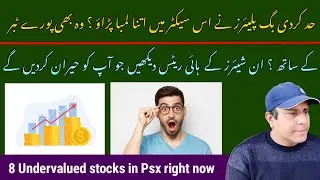 8 Undervalued stocks in Pakistan stock market right now | KSE 100 tomorrow market strategy