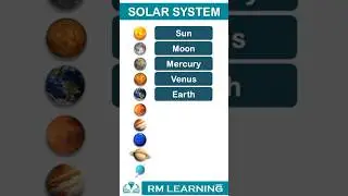 Словарь по теме &laquo;Солнечная система&raquo; #solarsystem #shortsfeed #rmlearning