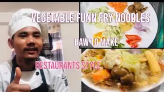 Vegetable pun fry noodles maidake taria hai niangna (cooking vlog) Chinese dish ❤️❤️❤️