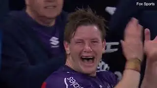 Melbourne Storm star Harry Grant gets fan crowd response