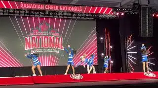 My sister and her team at the Canadian Cheer Nationals Championships 🇨🇦💙 #gosis #cheerstrong