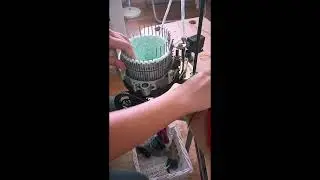 Sock Knitting Timelapse #smallbusiness #knitting