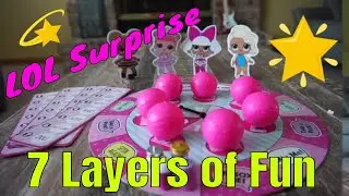 LOL Surprise: 7 Layers of Fun Game {Series 1 dolls} Board Game