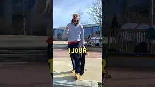 Descendre un trottoir en skate - 1 jour vs 10 ans 🛹✨