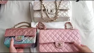 Chanel Iridescent Pink COMPARISONS with similar Pink tones and with Iridescent Ivory discussions