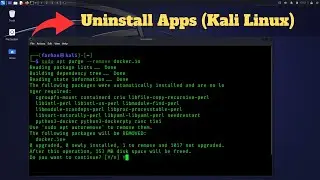 Как удалить приложения в Kali Linux