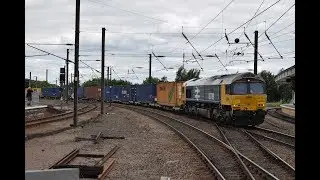 Trains At York | BR Blue 66789 | MK4 Drag [HD]