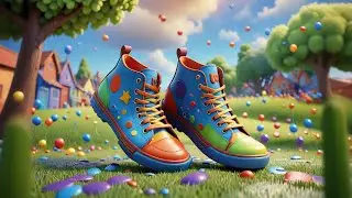 My Shoes Are Running Wild 👟🏃&zwj;♂️ | Fun Learning Story for Kids | Learn Action Words & Object Names