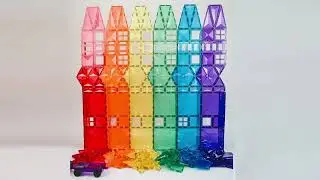 Connetix magnetklotsid 212 osaline Rainbow Mega Pack Starter