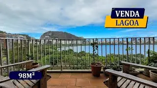 LAGOA LUXO FRONTAL REFORMADÍSSIMO VISTAS DESLUMBRANTES 98M² 2 QUARTOS + REVERSÍVEL VAGA ÓTIMO LAZER