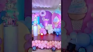 Candyland Backdrop Decoration Idea