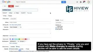 How to change event privacy settings in Calendar
