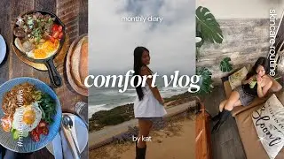 comfort vlog || nami matcha review, skincare routine, nep cafe, lost in dreams