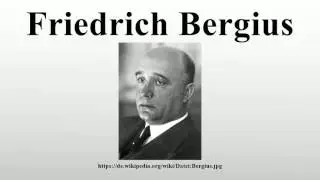 Friedrich Bergius