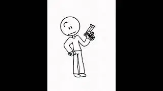 Timelapse of a guy shooting a gun #flipaclip #timelapse