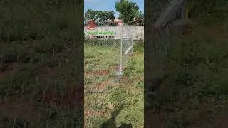 secure with steel(mettu fence)  #farming #home #agriculture #construction #farmhouse