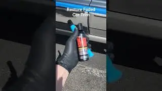 Best Method for Restoring Faded Trim #diy #car #repair #autobody #paint #trim #thatblackstuff