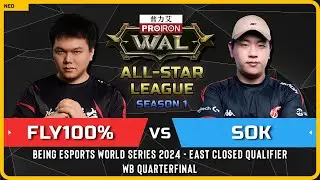 WC3 - [ORC] Fly100% vs Sok [HU] - WB Quarterfinal - Warcraft 3 All-Star League - S1 - M4