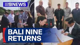 Bali Nine members awake on Australian soil | 9 News Australia
