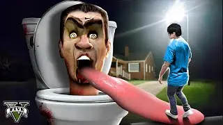 Skibidi Toilet ကြီးက ကျွန်တော့်ကိုဝါးစားသွားခဲ့တယ် | Skibidi Invasion in GTA V | SMART On Live