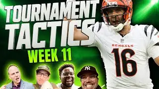 NFL Week 11 DraftKings and FanDuel DFS Strategy and Picks | Tournament Tactics