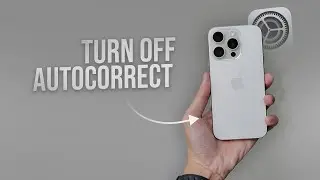 How to Turn Off Auto Correct on iPhone (tutorial)