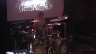 Lyle Cooper of The Faceless filmed in December 2009 (Drum Cam)