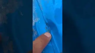 POOL LINER HAD A SEAM SEPERATION #swimmingpool #pool #liner #shorts